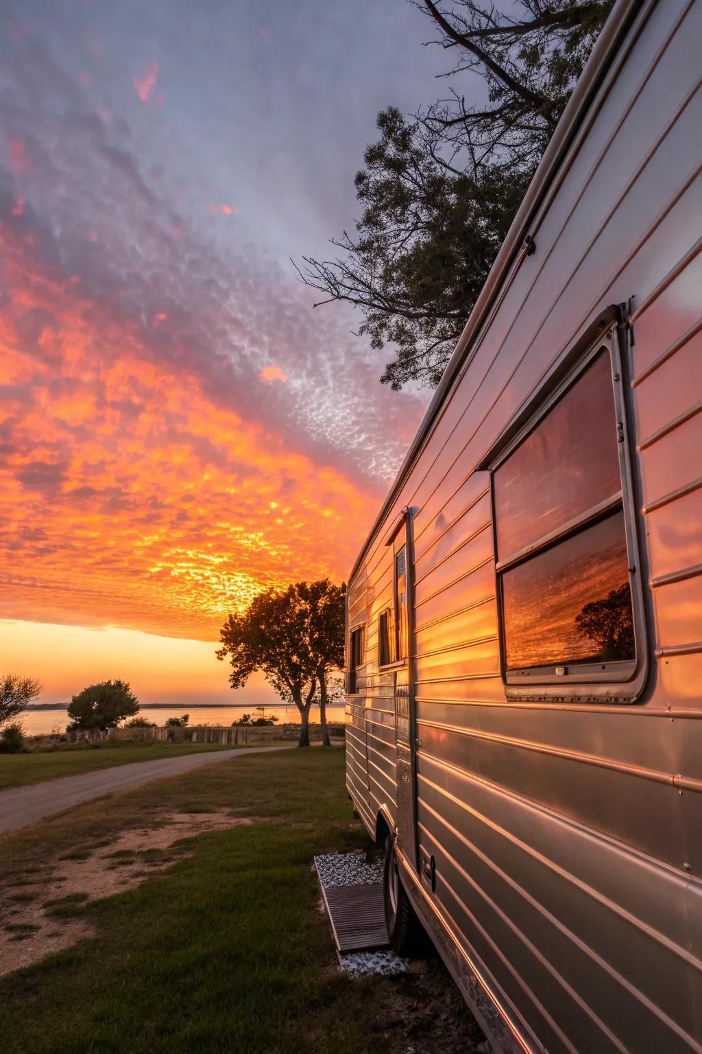 Impart futuristic pizazz through sleek metallic boards.