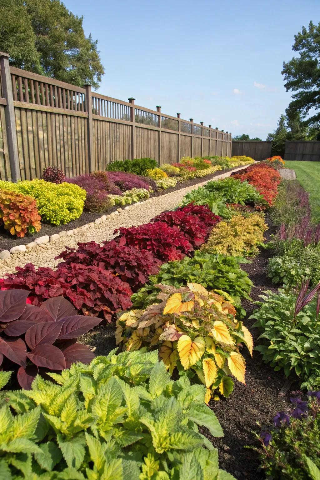 Vibrant leaves inject year-round vibrancy into a garden.