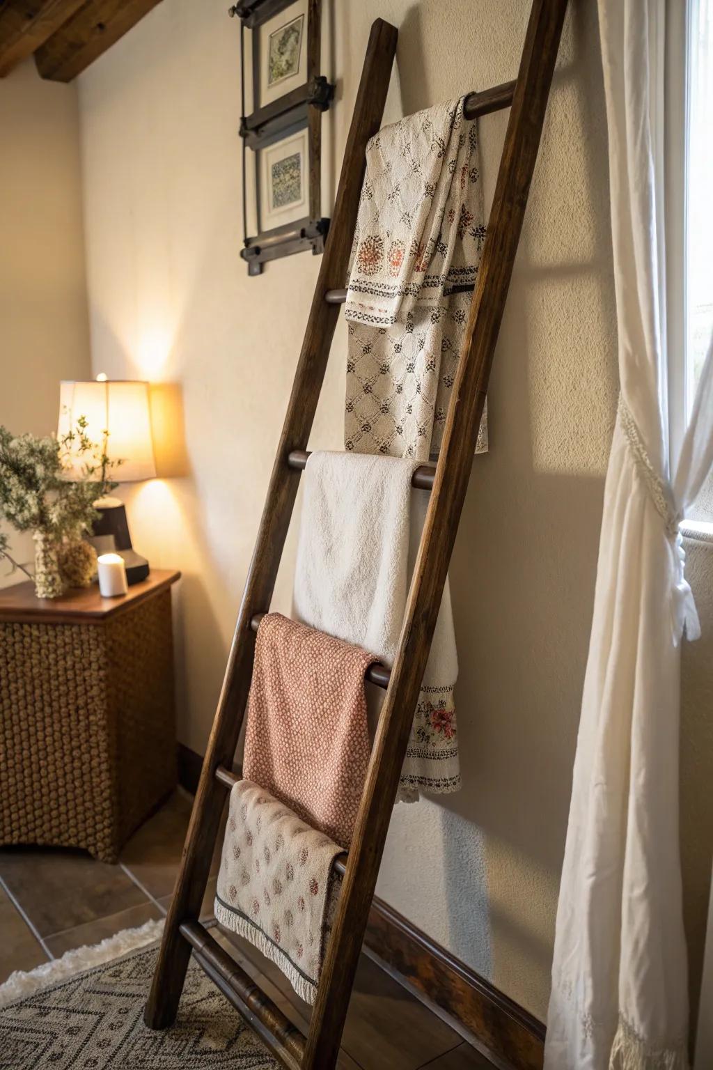 Step Ups offer a rustic and artistic method for storing napkins.