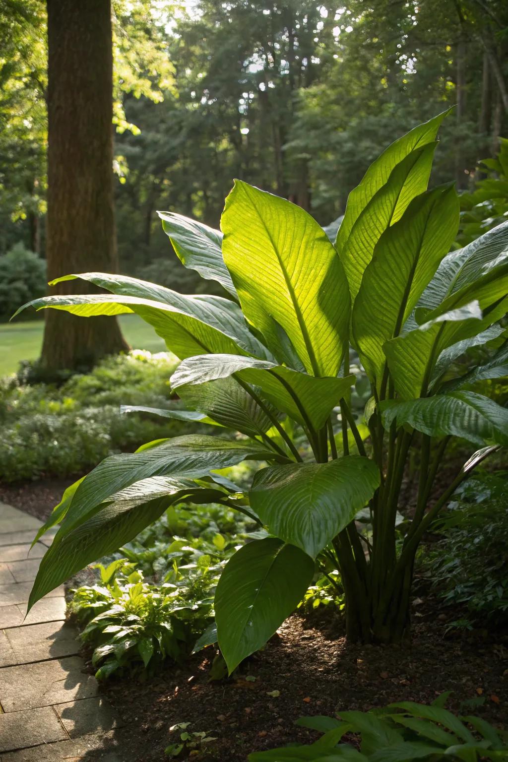 Glossy-Leaved Paper Plant provides evergreen style in the garden.