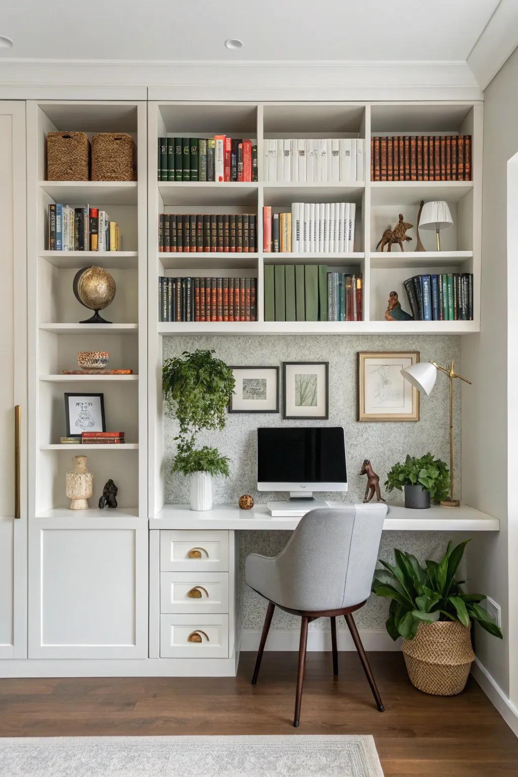 Symmetrical arrangement for a harmonious ambiance.