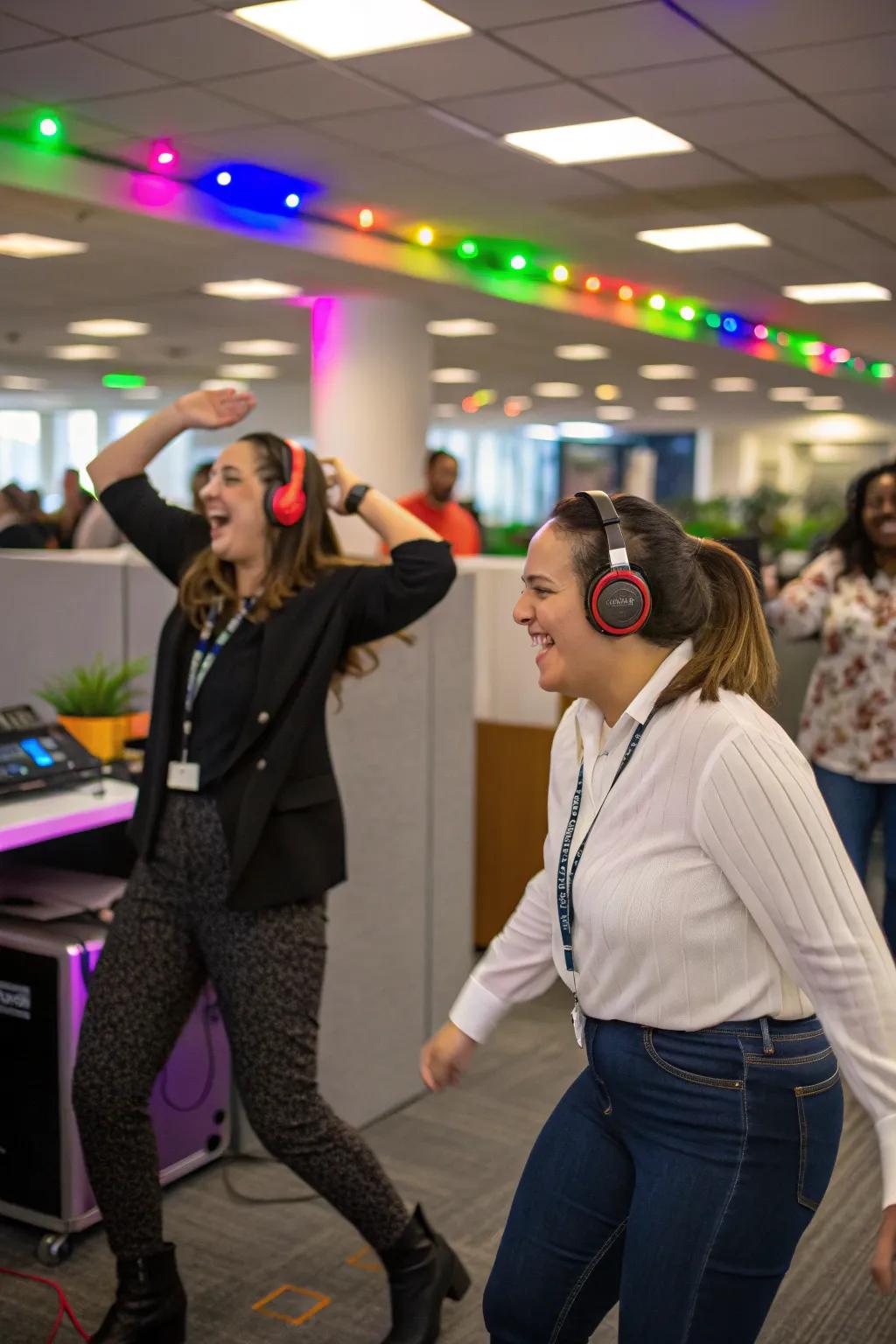 Dance to your own beat at a silent night disco.
