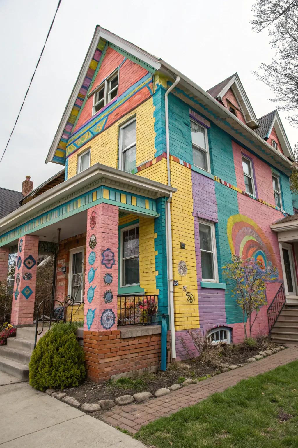 A varied mix of tints displays vibrant personality.