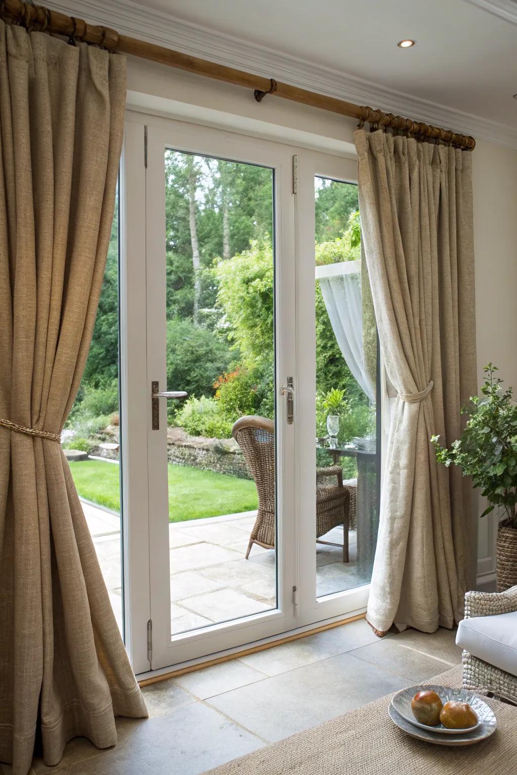 Eco-friendly curtains contribute to a more mindful and sustainable living space.