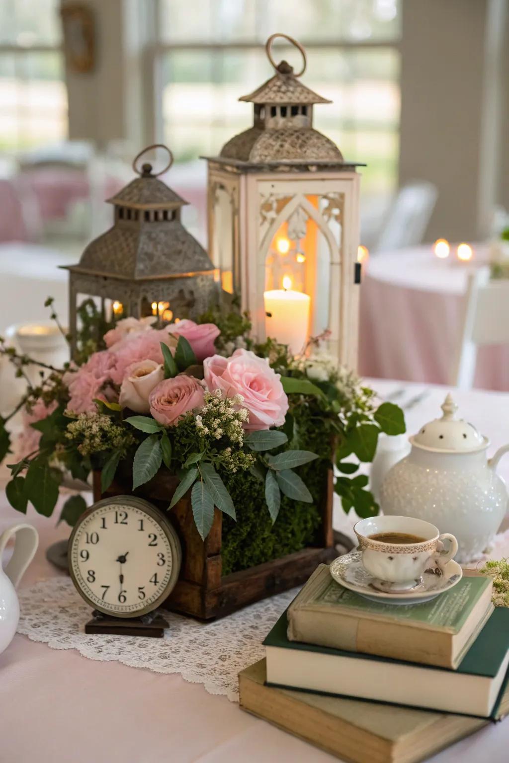 Pink centerpieces that steal the spotlight.