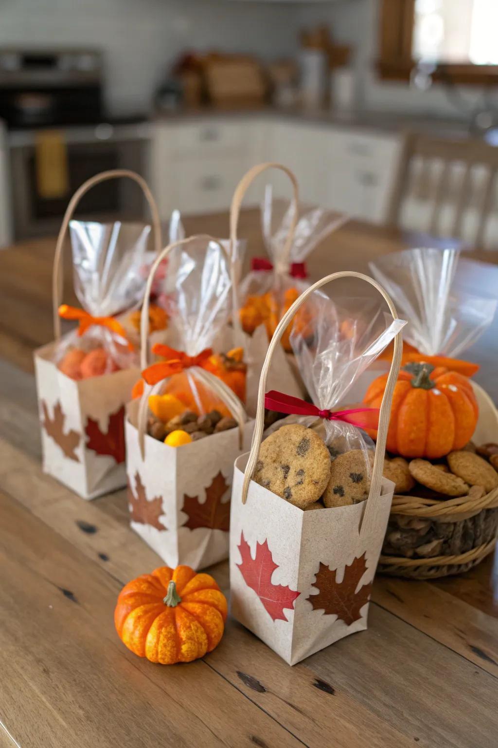 Send guests off possessing festive season-inspired goodie bags.