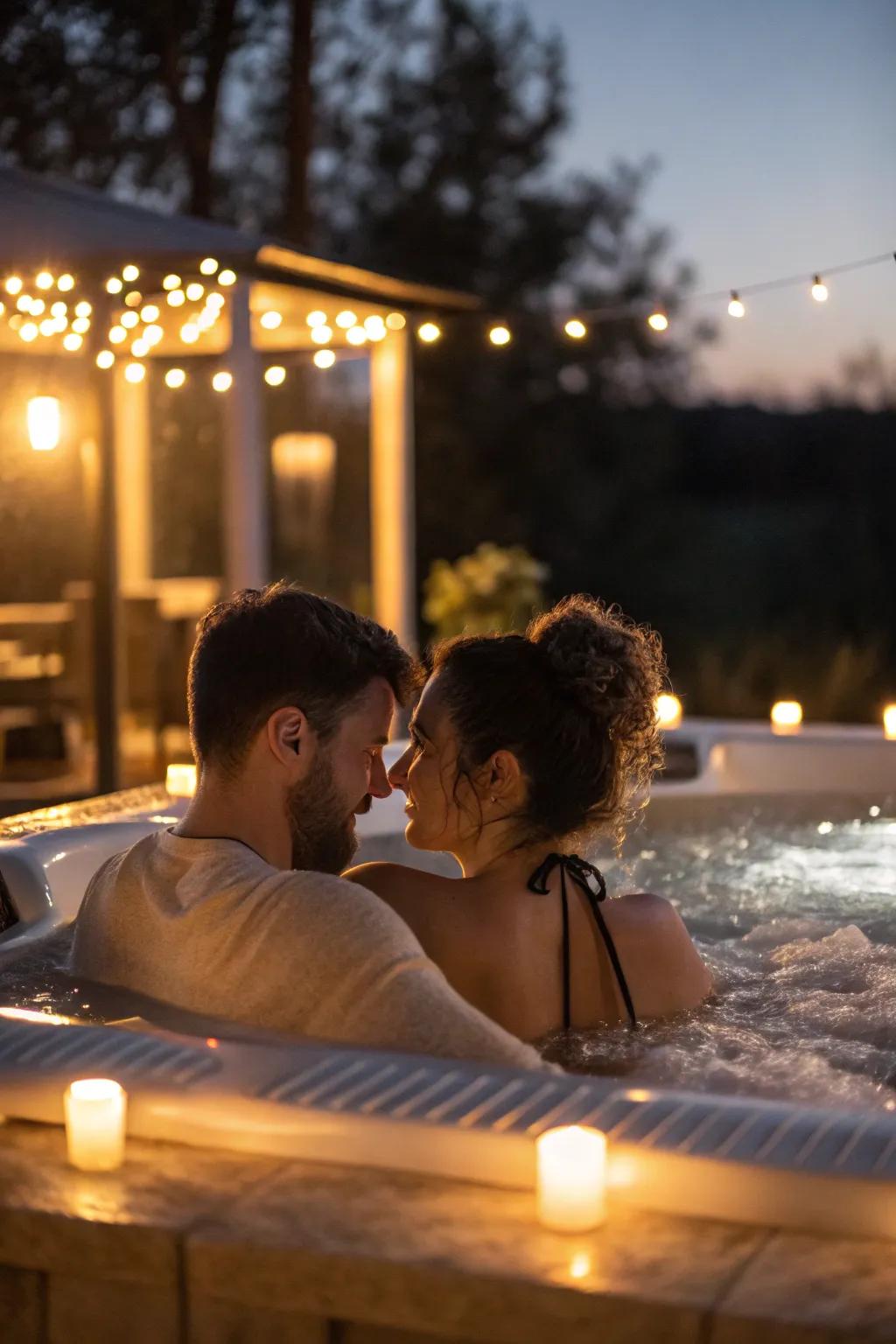 Unwind with a soothing hydromassage tub soak.