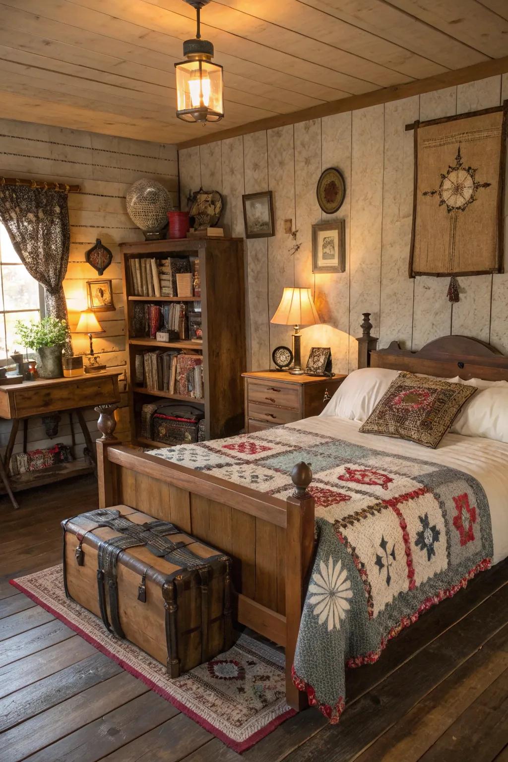 Vintage discoveries introduce history and charm.