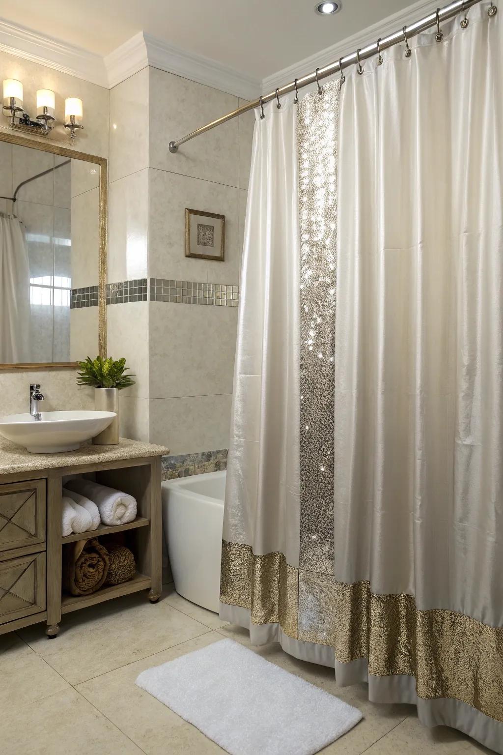 Metal details put in a stylish element.