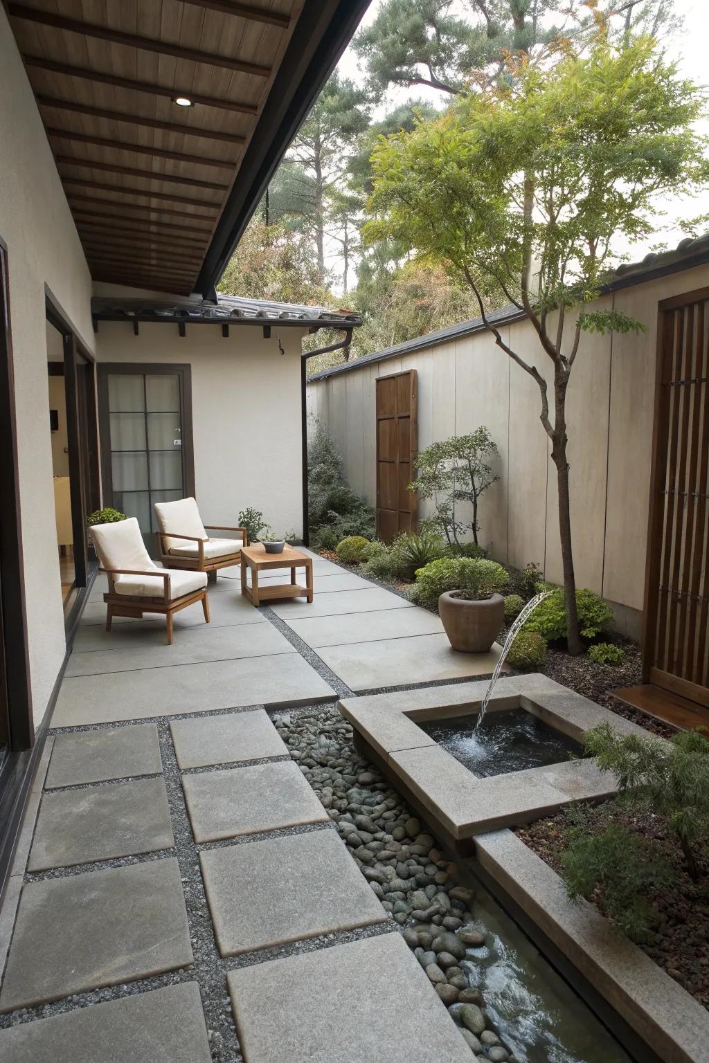 A minimalist Zen retreat for ultimate relaxation and elegance.