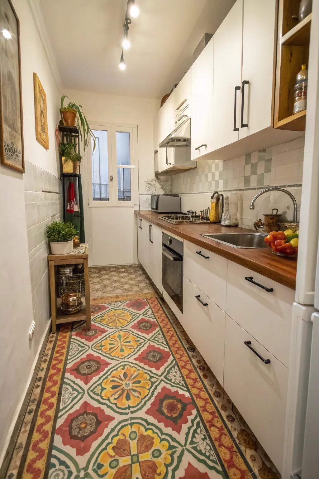 Feature floors stand out as the main focus of the design.