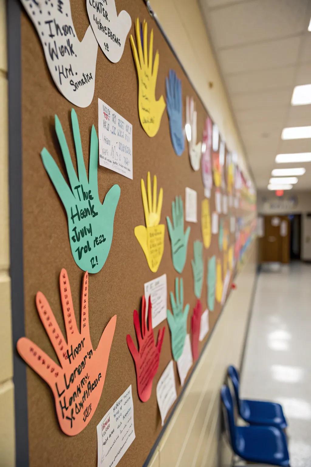 Thankful Hands imbuing personal nuances into the tableau.