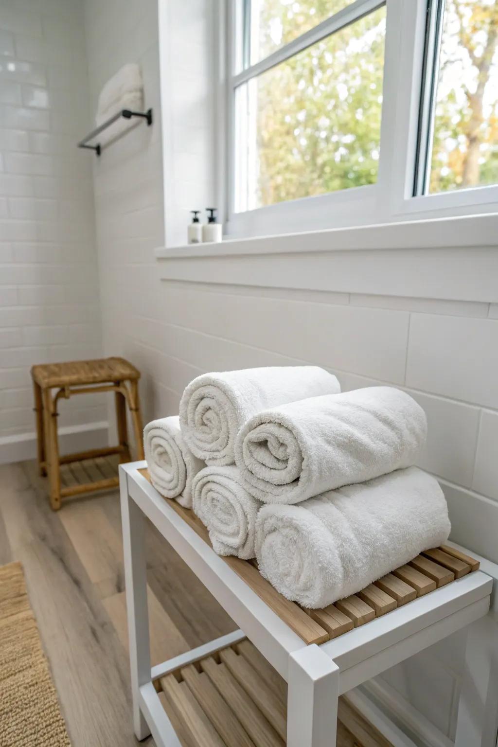 Maintain fashion and practicality using simplistic-coiled textiles.