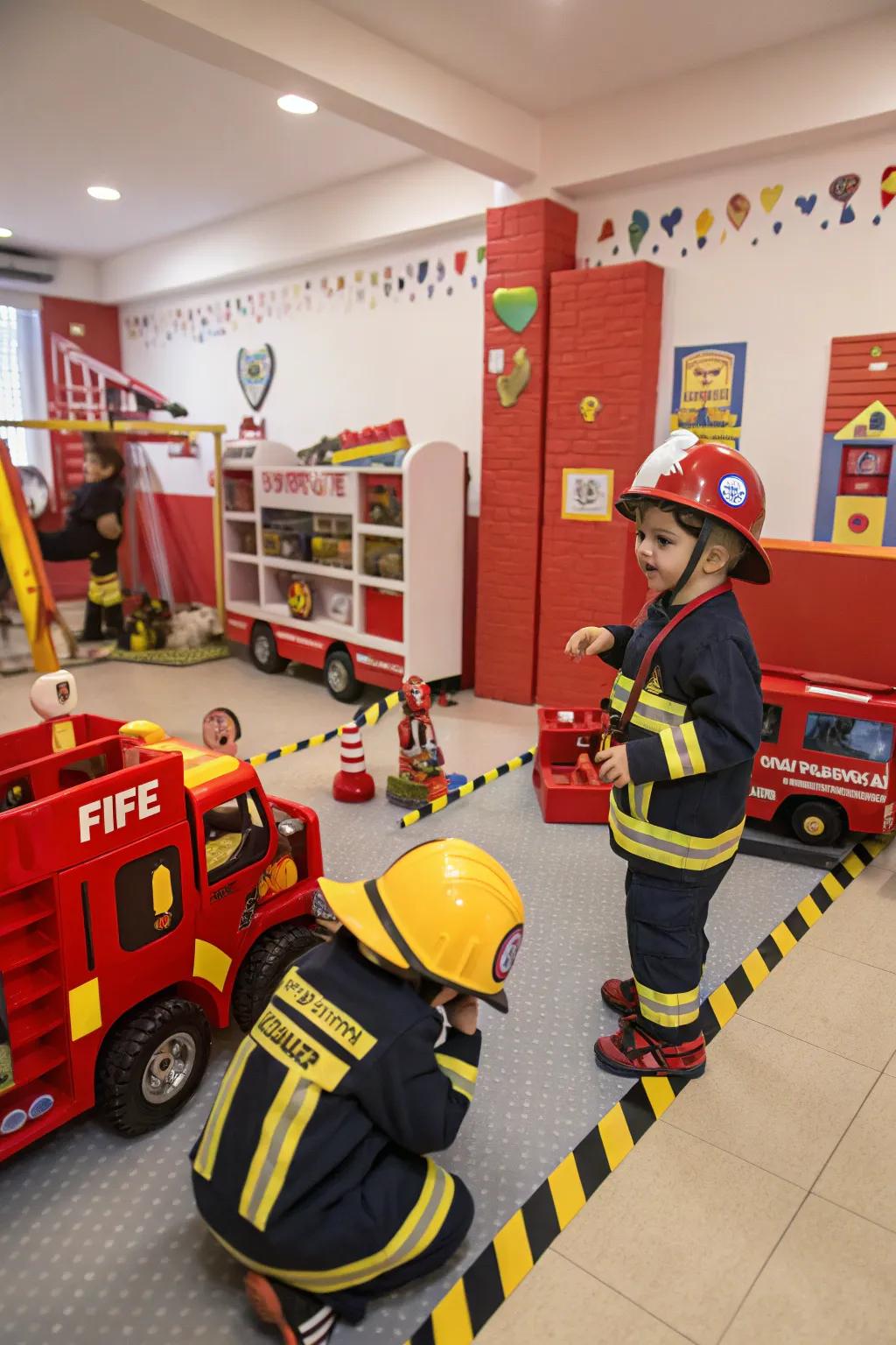 Brave: twins as 'Flame Fighters'.