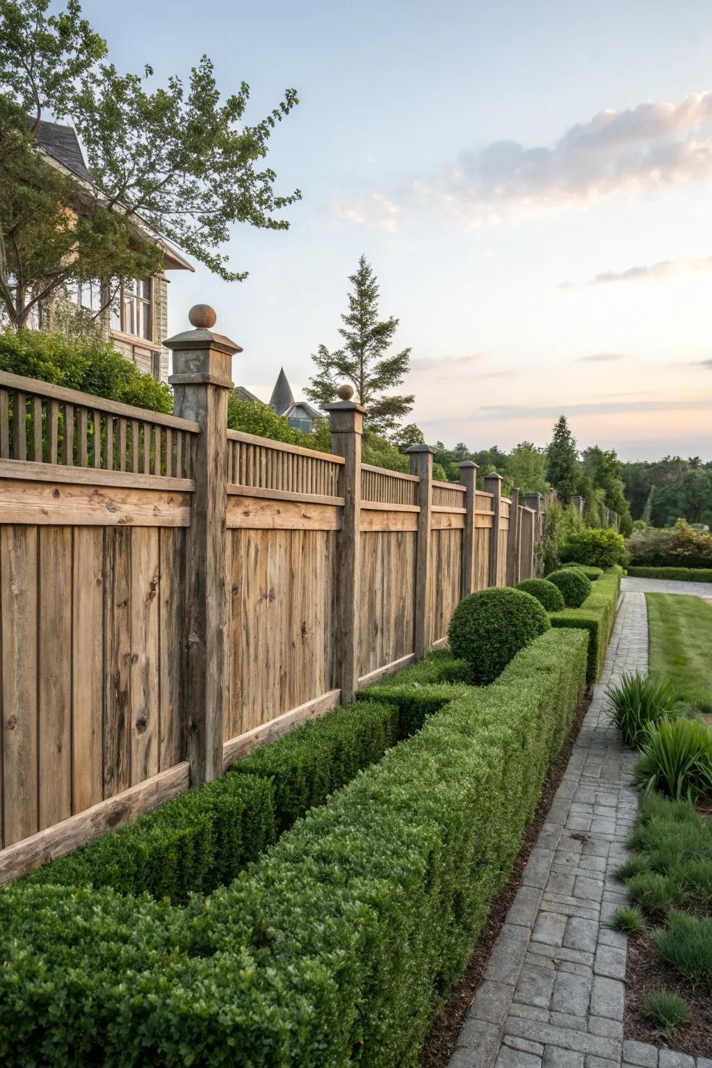 Colored timber adds a touch of sophistication.