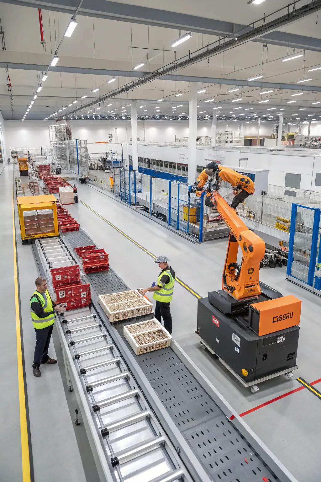 Automatic sorting systems increase precision in warehouses.