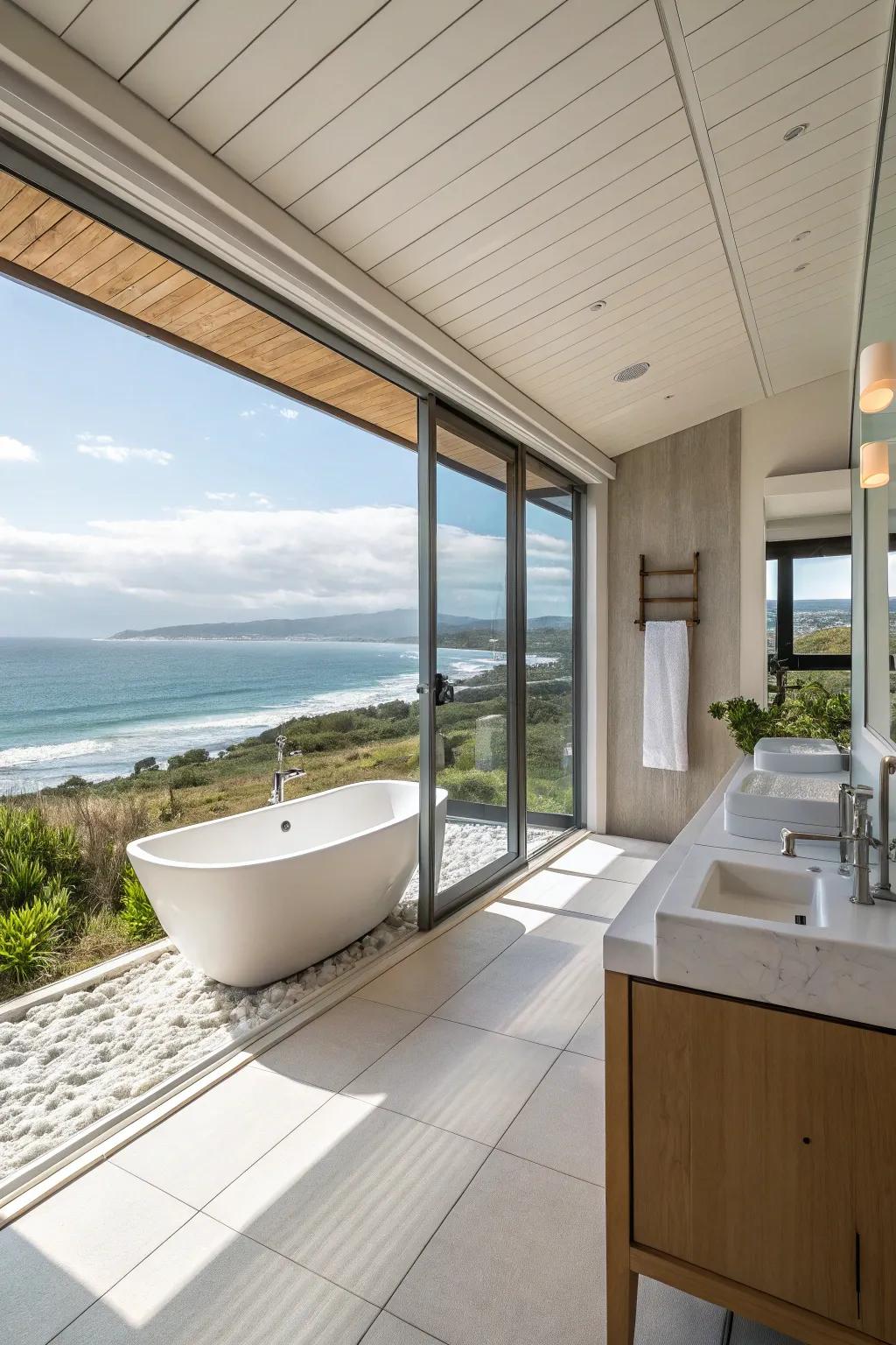 Open arrangements heighten the breezy sensation.