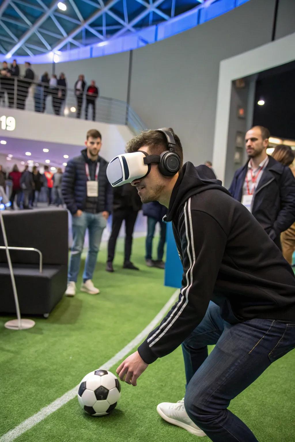 Virtual reality that makes the sports experience incredibly lifelike.