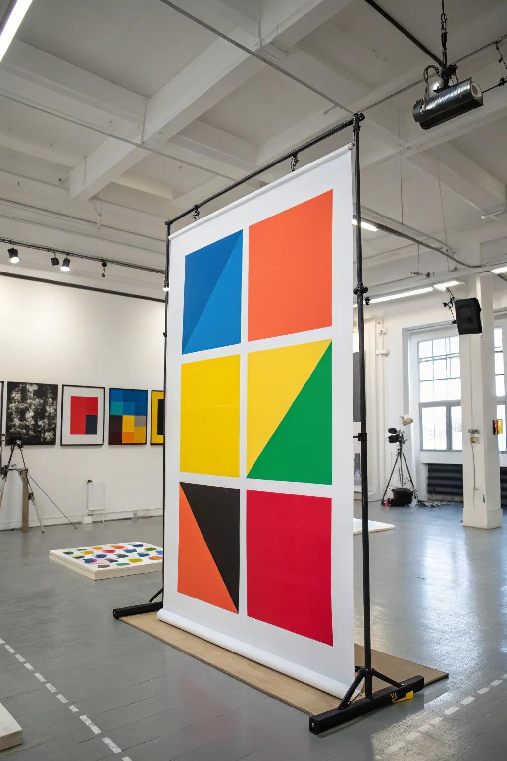 Shade-dividing prints bring energy and excitement to your design.