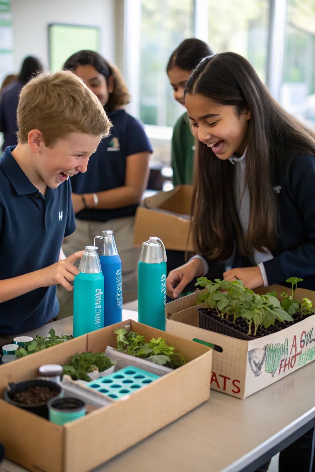 Eco-friendly gifts help sustainability and participation.