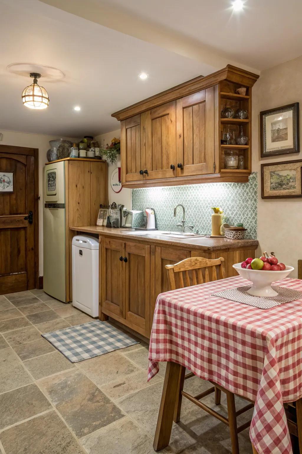 A British rural aesthetic introduces ageless charm and warmth.