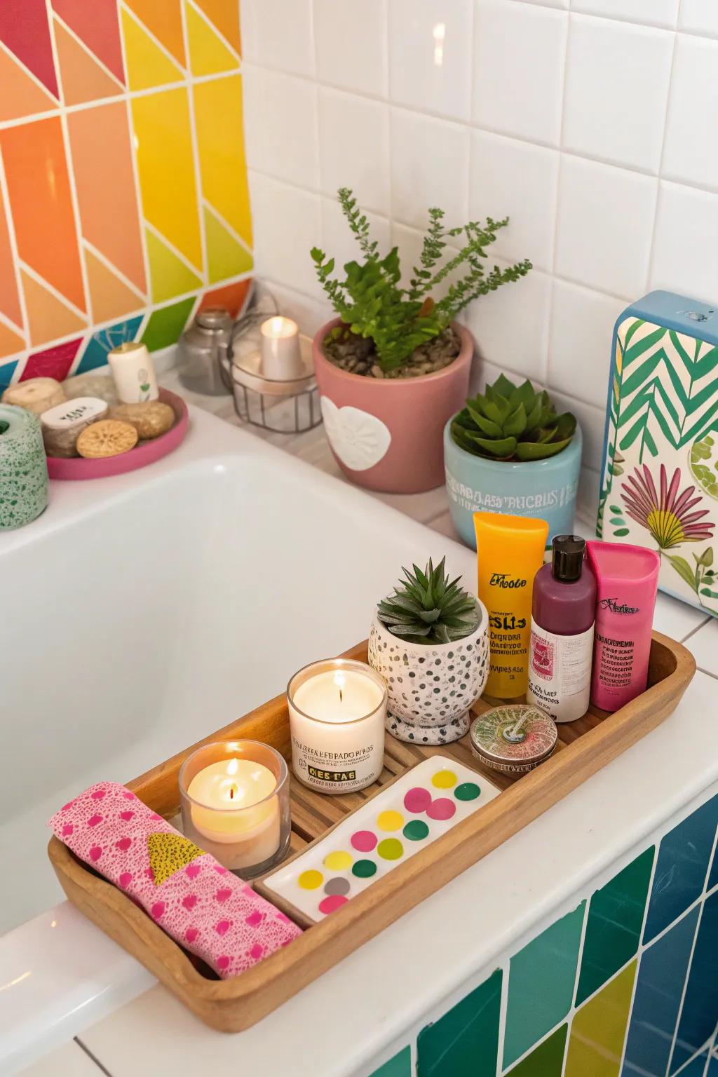 Express your unique style with a varying mix of bath decor.