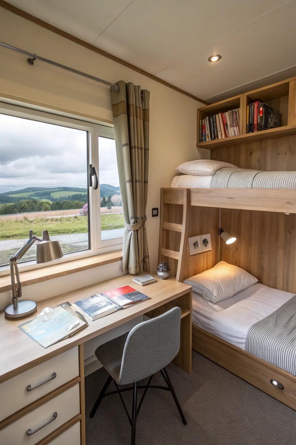 Adaptable multi-purpose cabin area