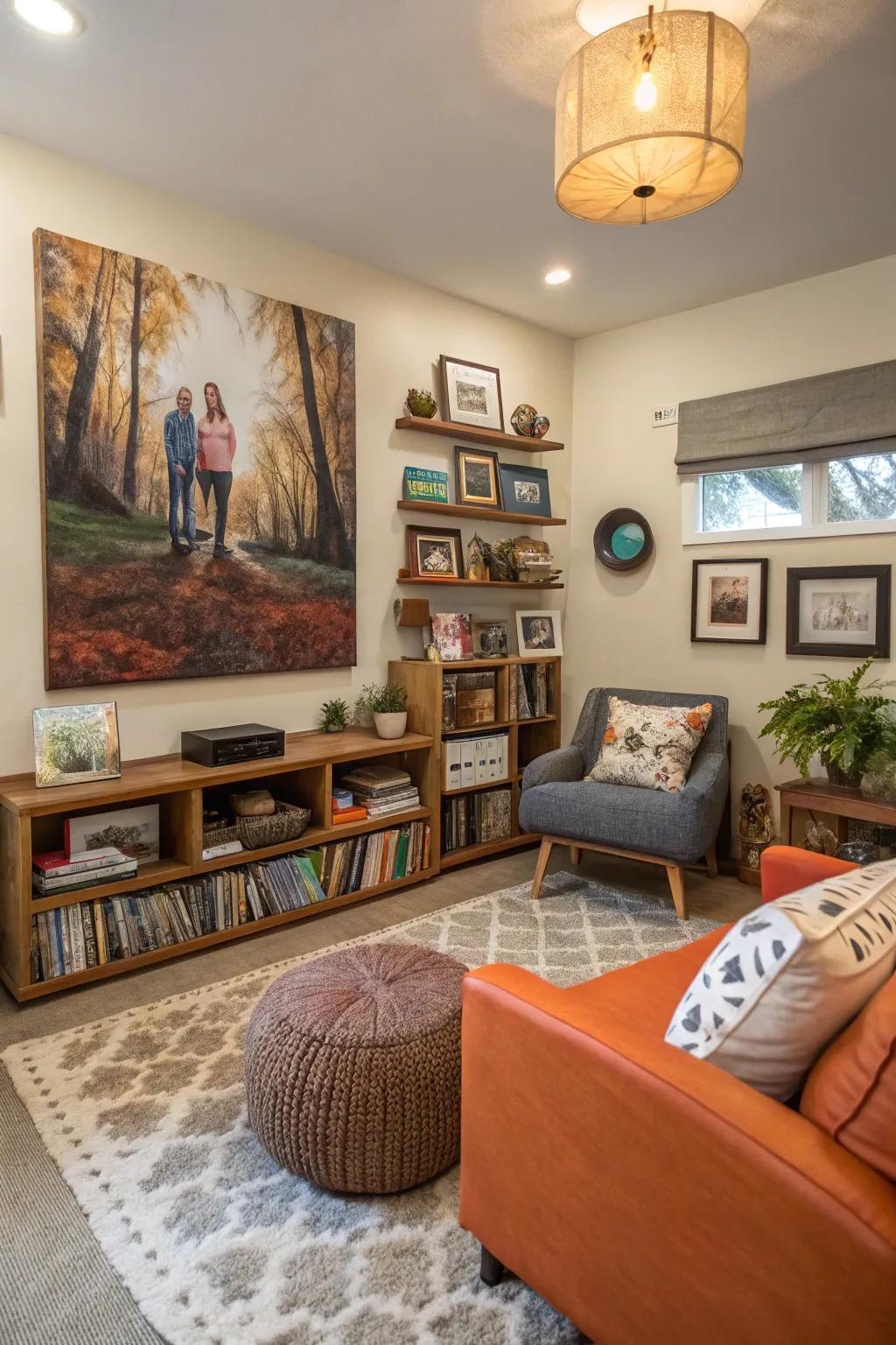 art adds a personal, unique touch.