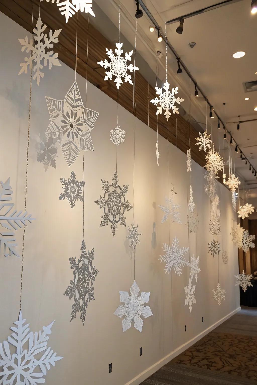 Unforeseen art installations proffer a creative expression of holiday cheer.