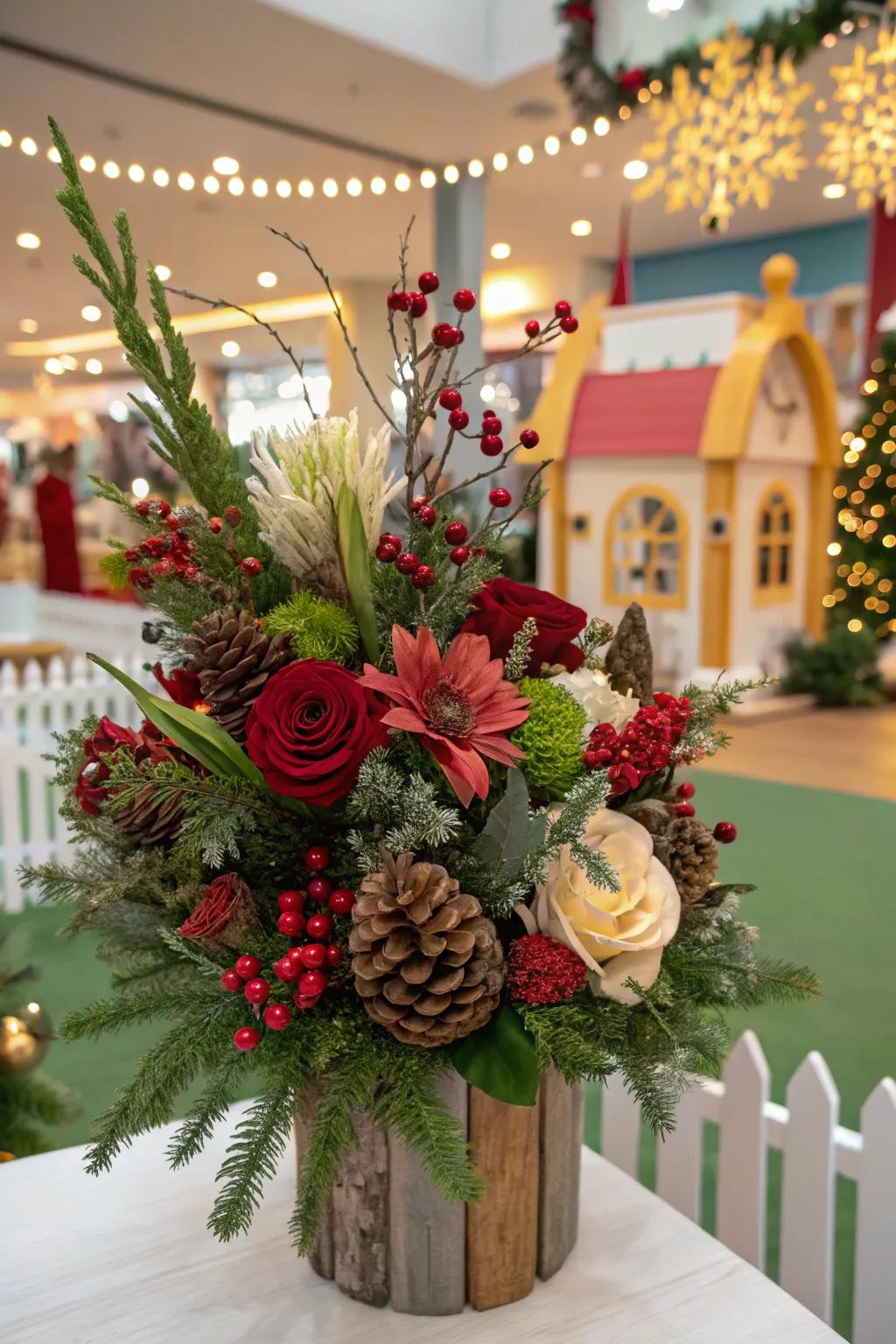 Vibrant personality featuring a varied blend.