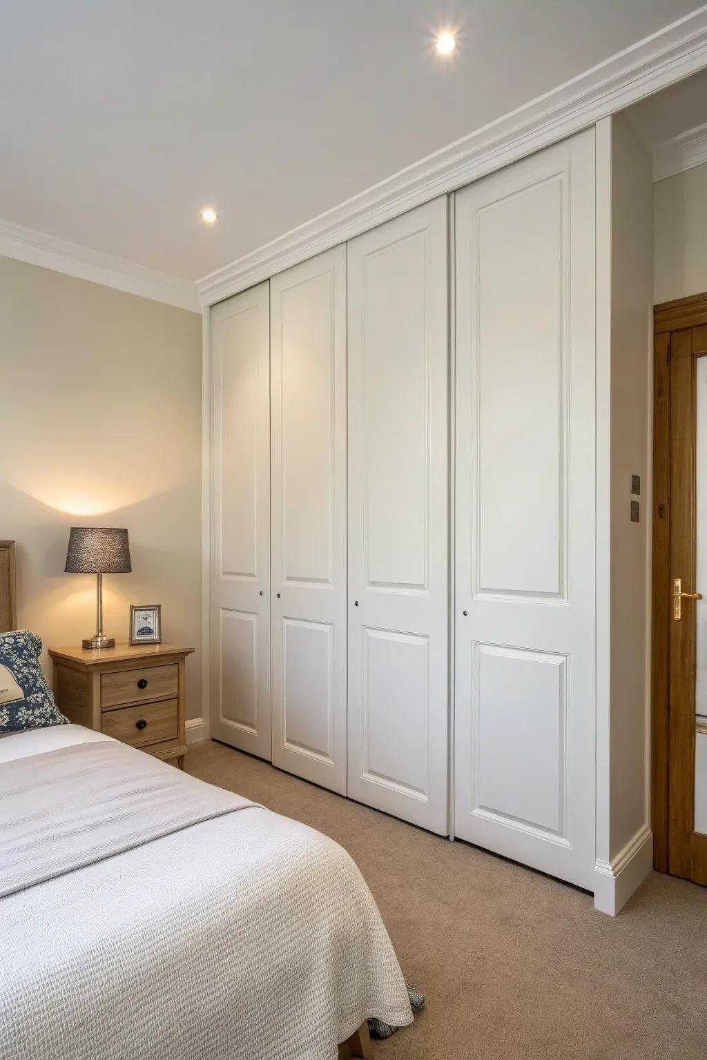 Seamless magic paneling offers minimalist magic.