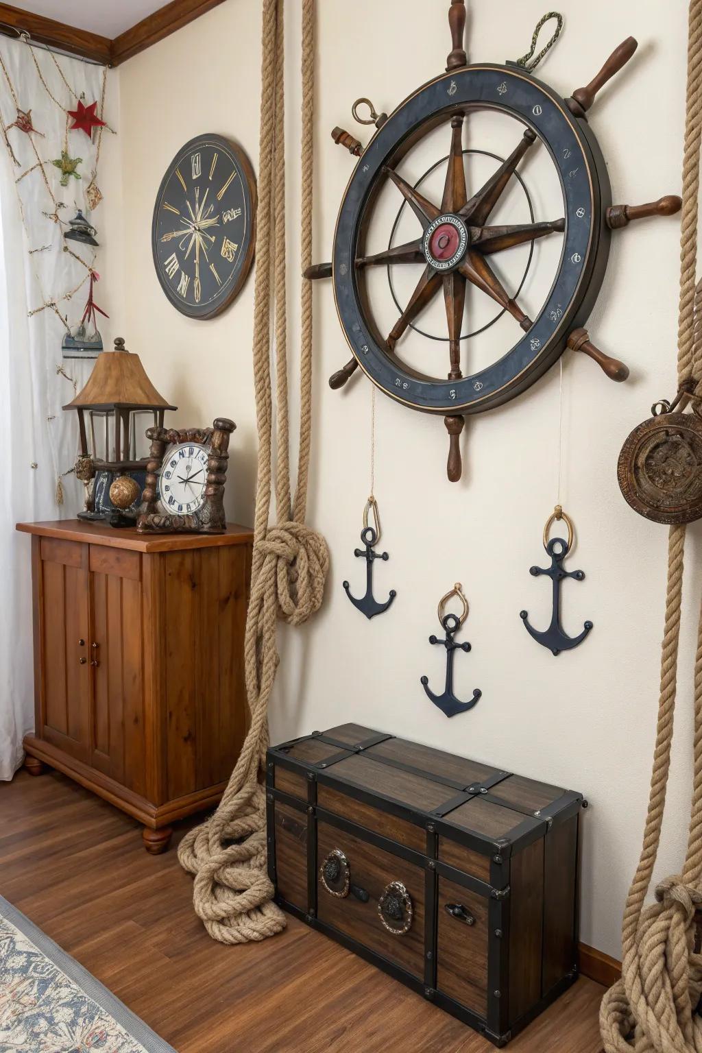 A timepiece that keeps time with cruise ship flair.