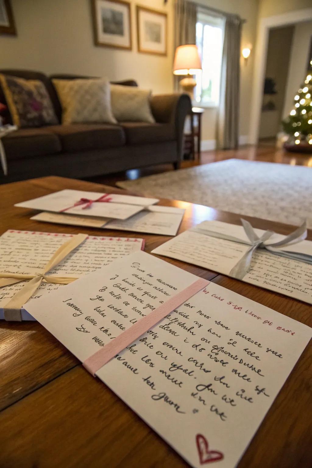 A charming loving note hunt, full of surprises and affection.