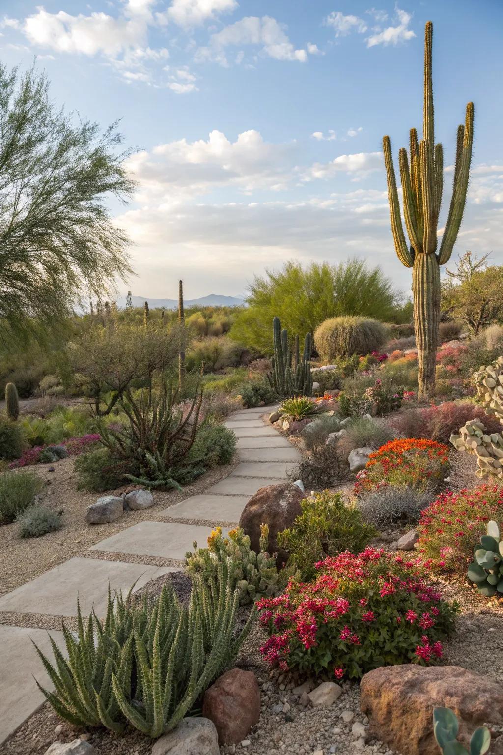 A year-round desert landscape that evolves beautifully with the seasons.