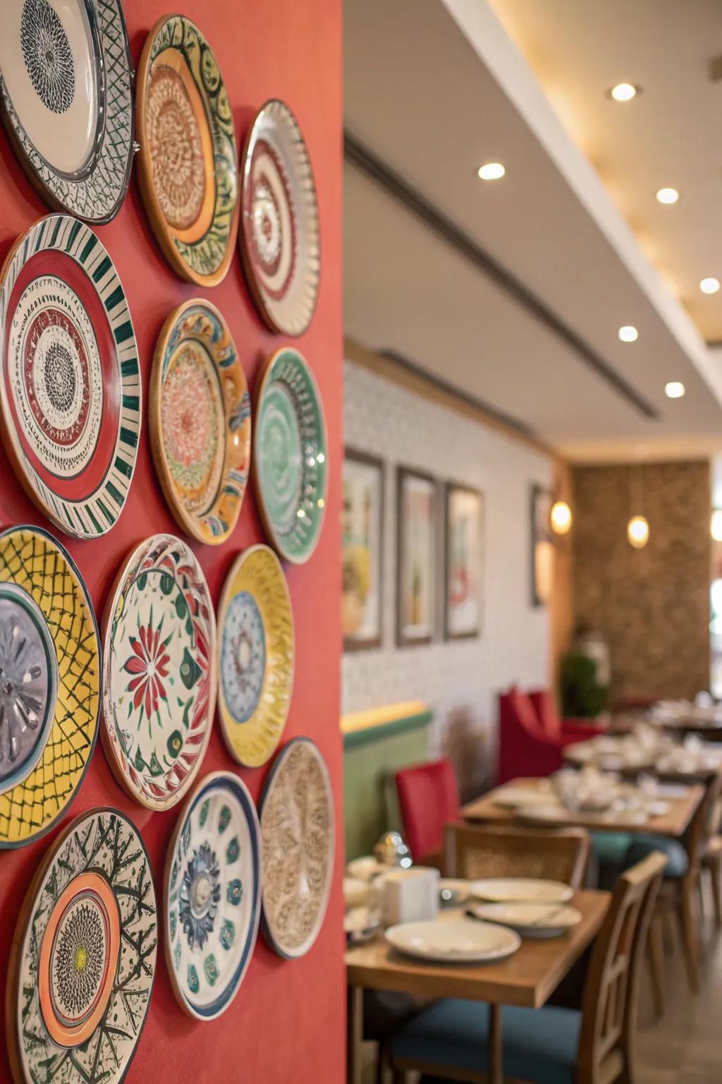 Lively patterns keep your plate design energetic and engaging.