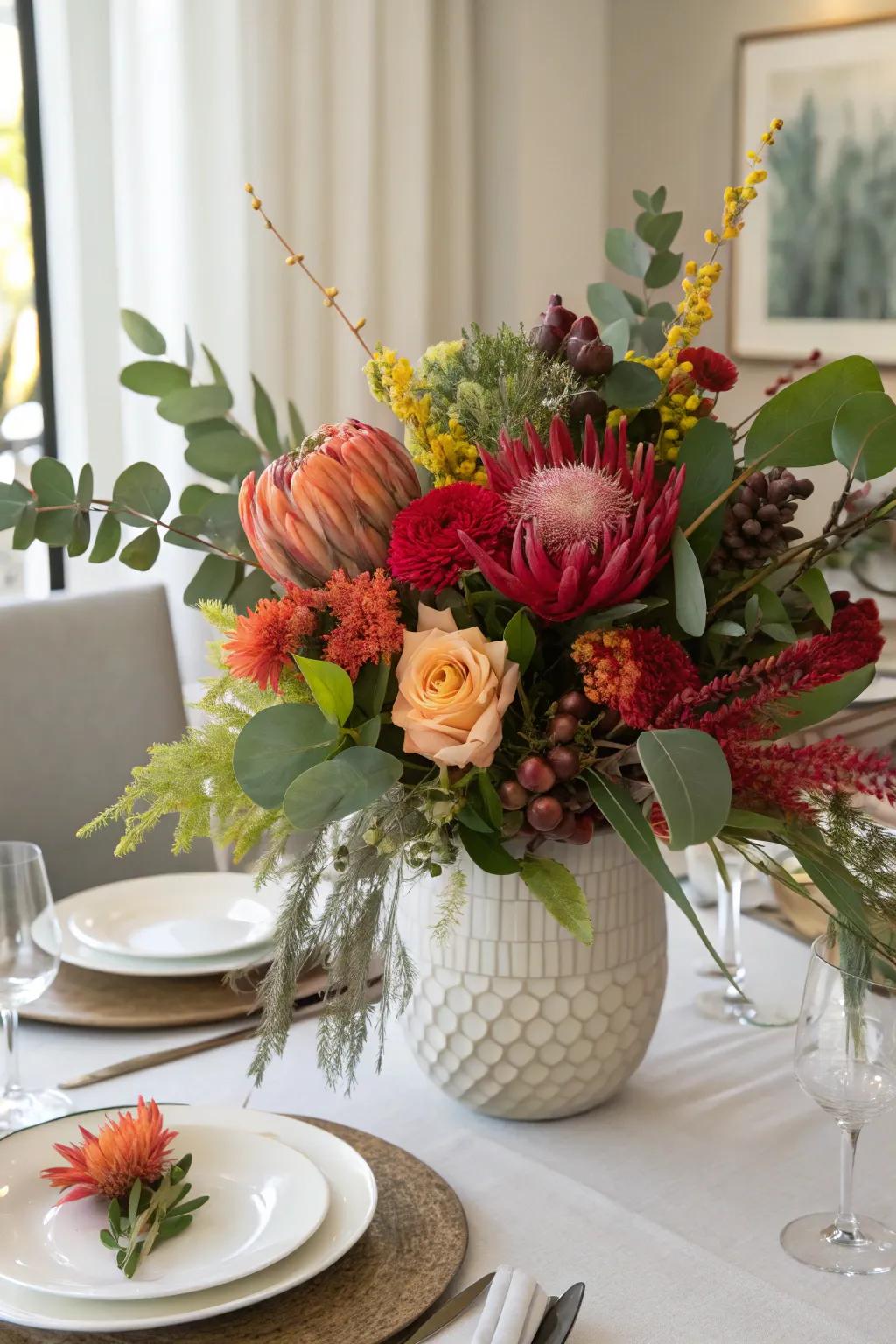 Odd bloom combinations fashion stunning and distinctive displays.