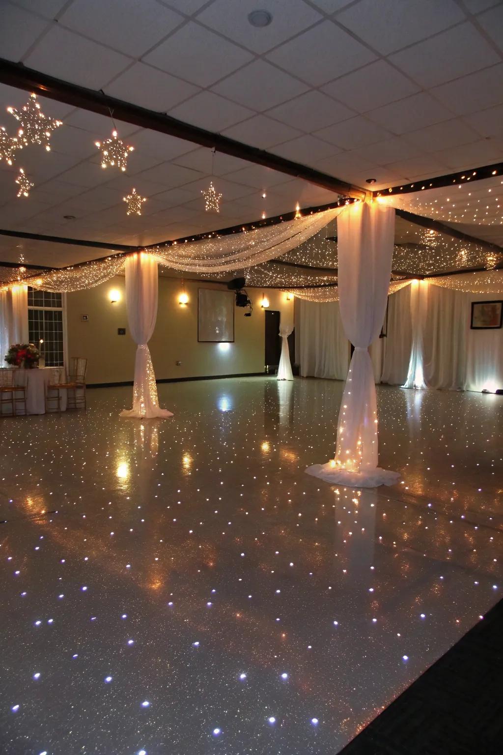 Starry sky for a dreamy, magical space.