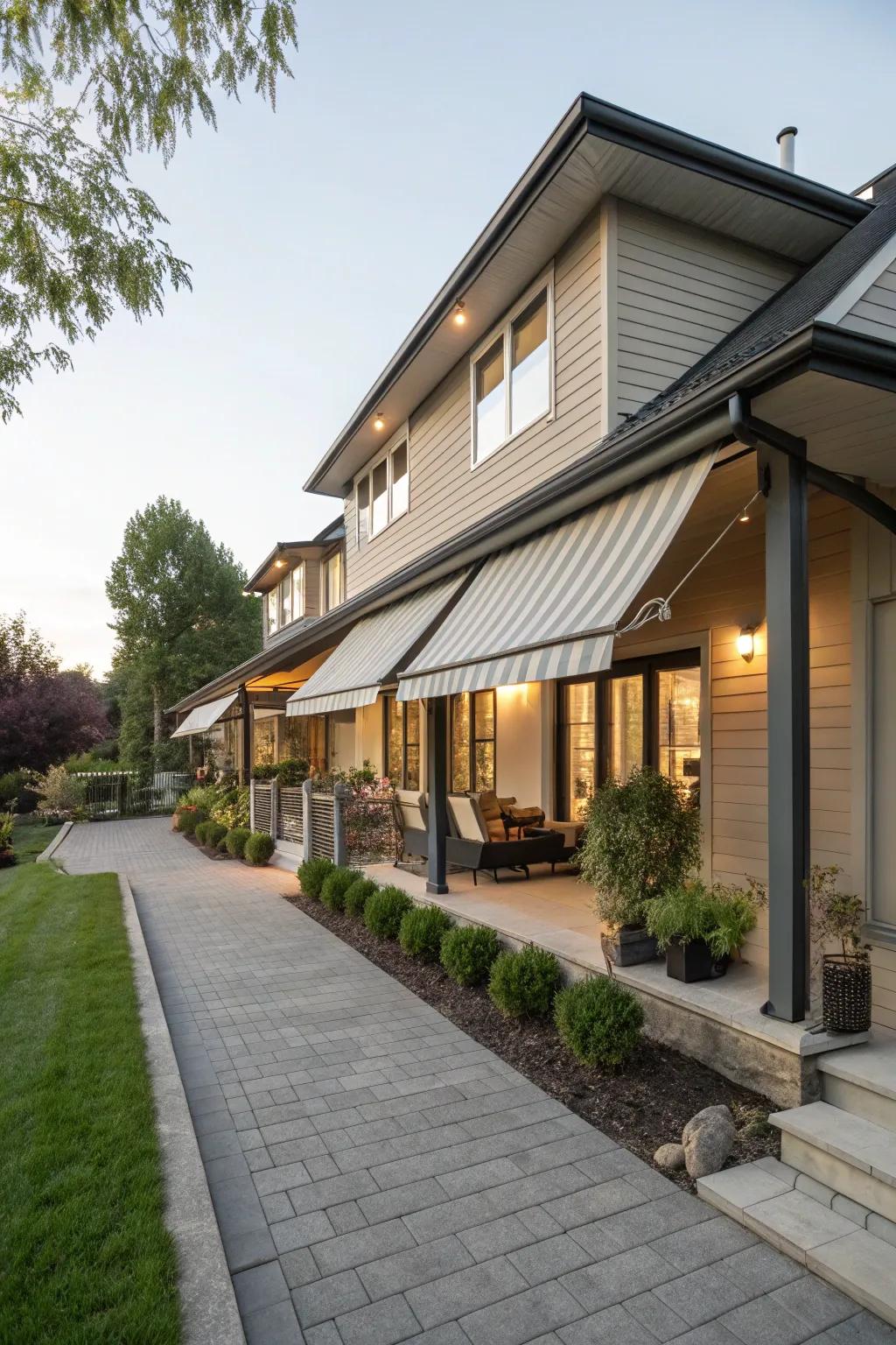 Durable shades providing long-lasting style and protection.