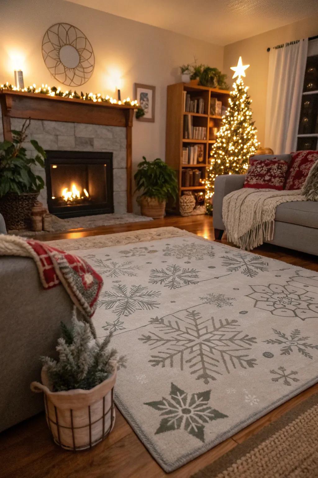 Holiday-themed mats bring a festive look to your home decor year-round.