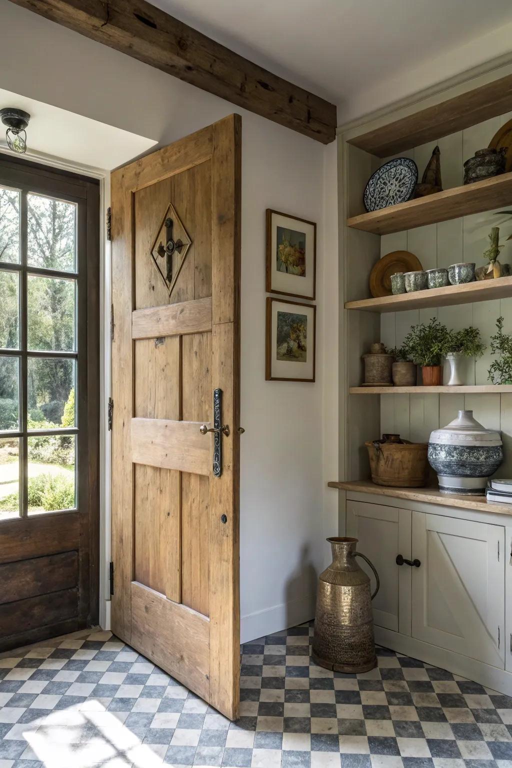 A mix of styles creates a unique space.