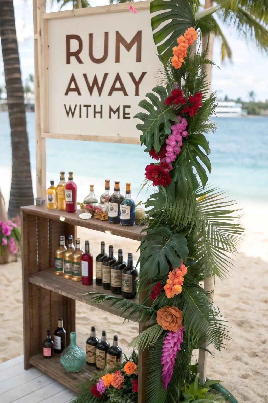 Let the rich flavors of rum whisk you away.