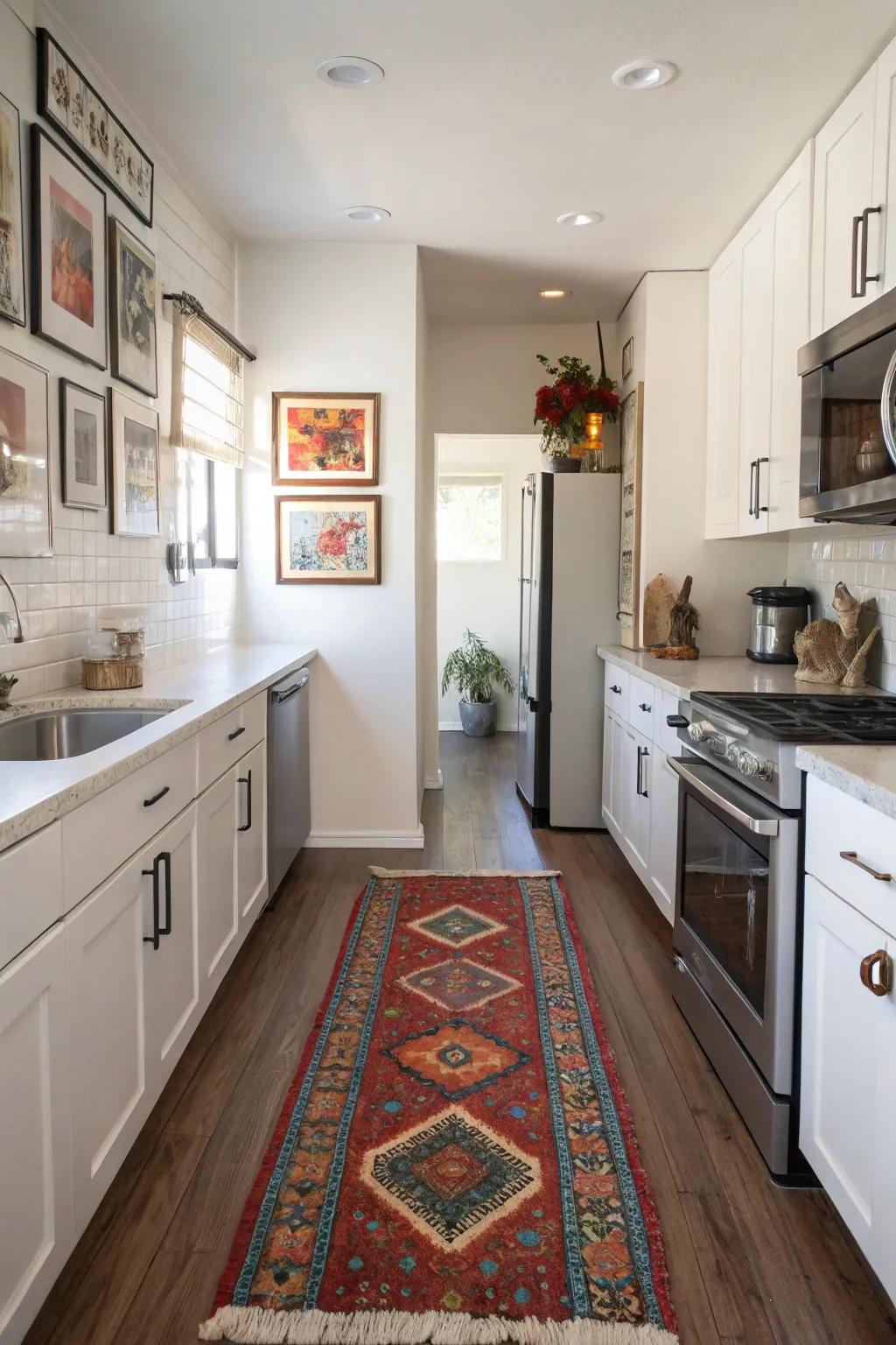 Personal additions help a kitchen feel more home-like.