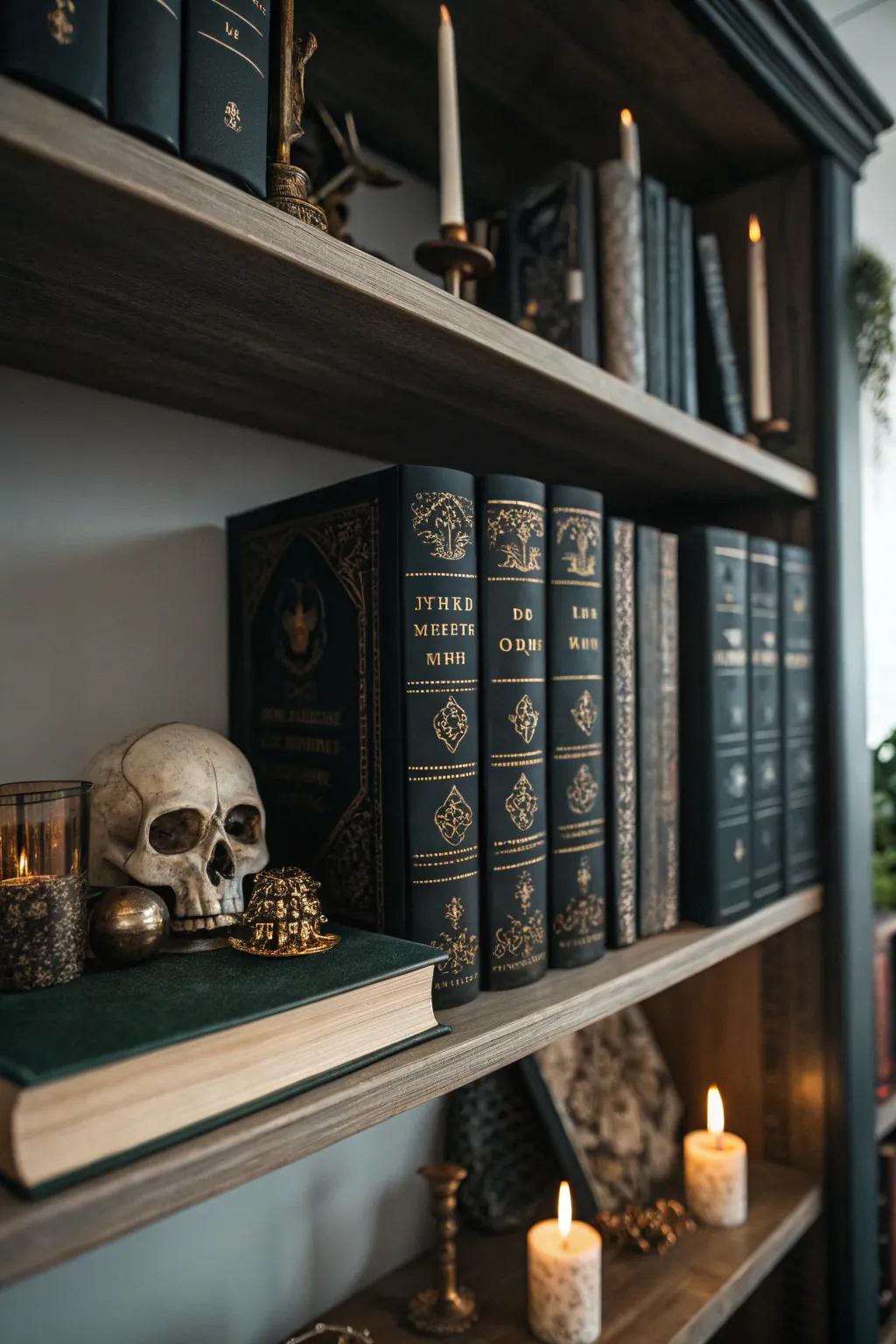 Display units that hold tales of mystery and intrigue.