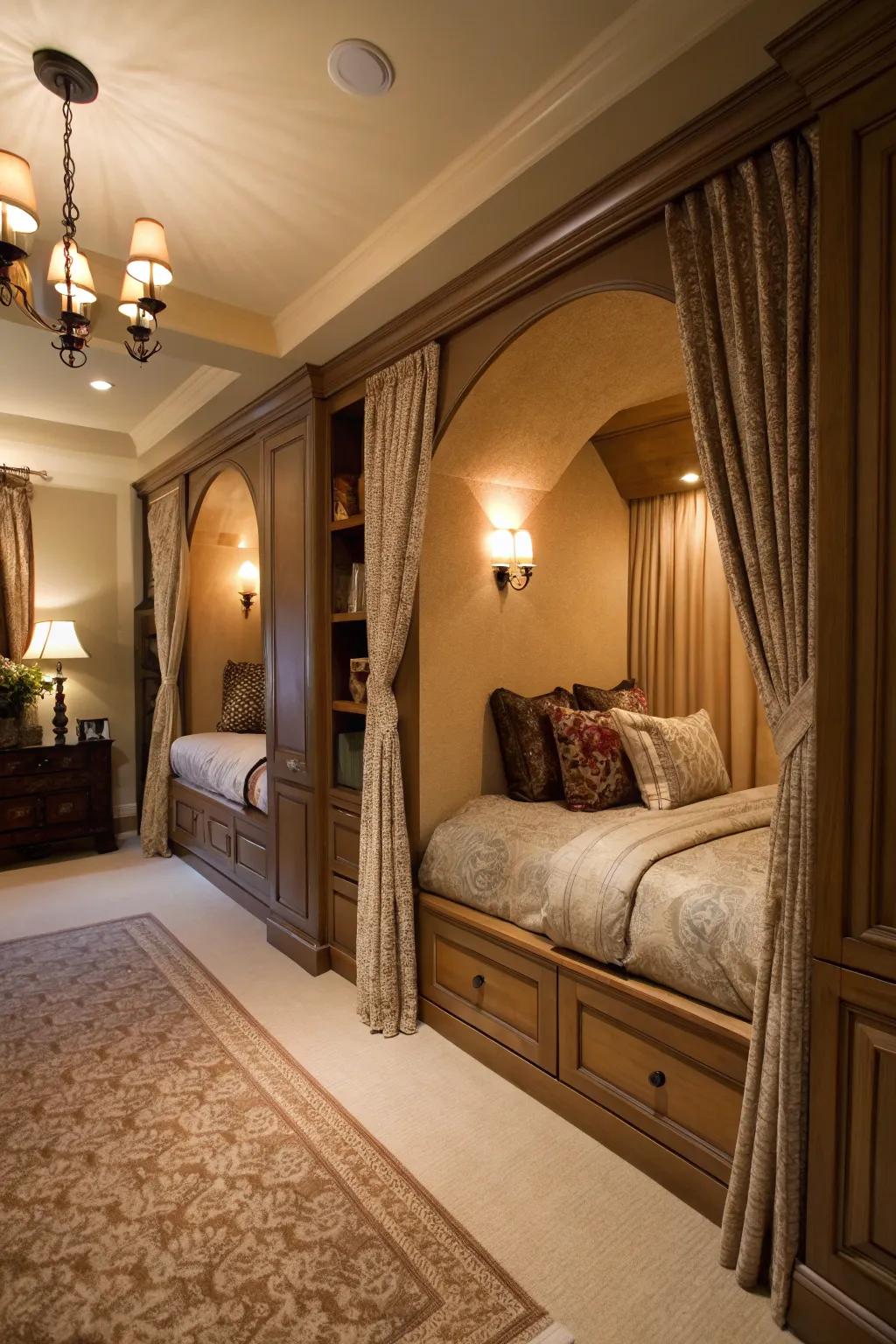 Hidden retreats inject mystery and adventure.