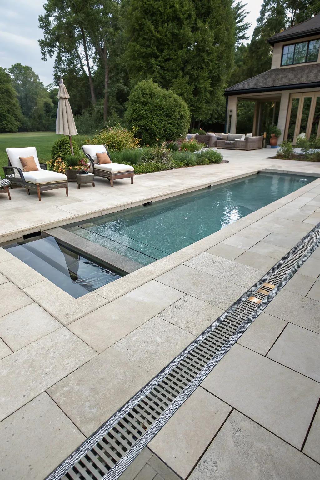 Even fitting designs keep a smooth and level deck surface.