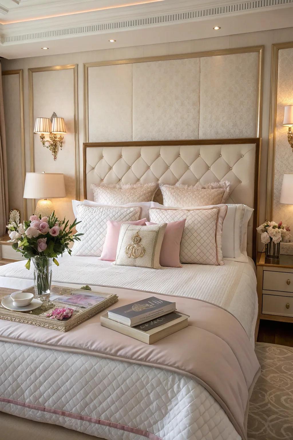 Symmetry creates a balanced and polished aesthetic.