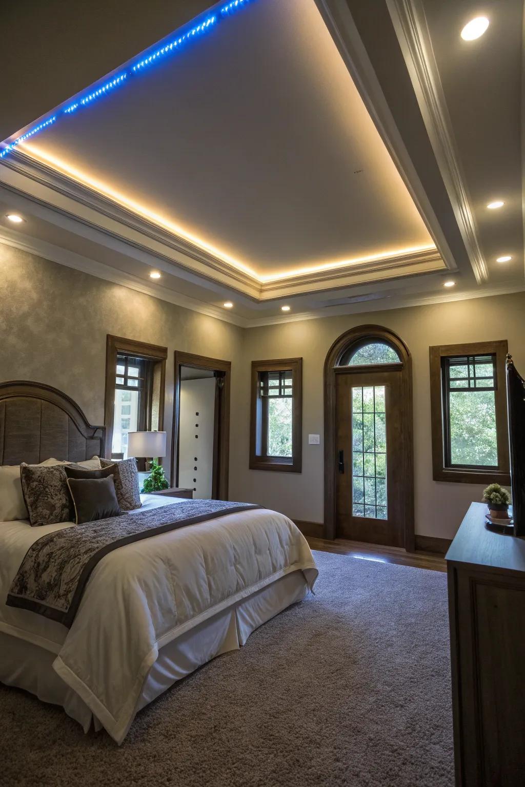 Architectural elements are highlighted by SparkLights.