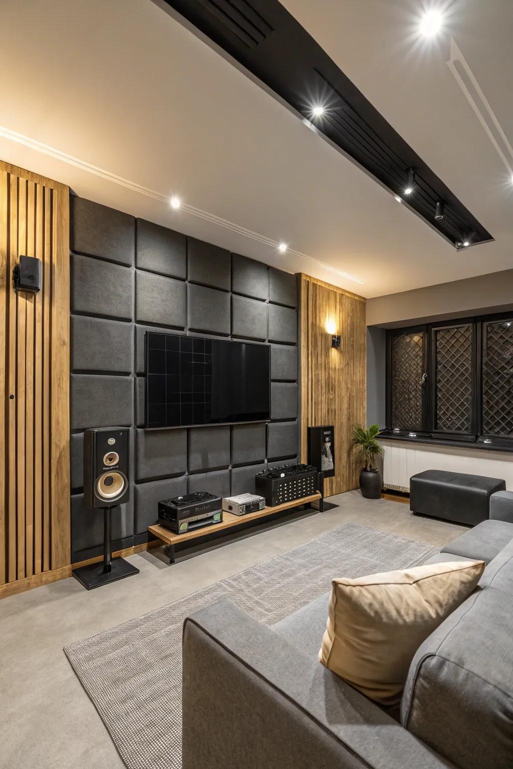 Improve audio quality with soundproofing.