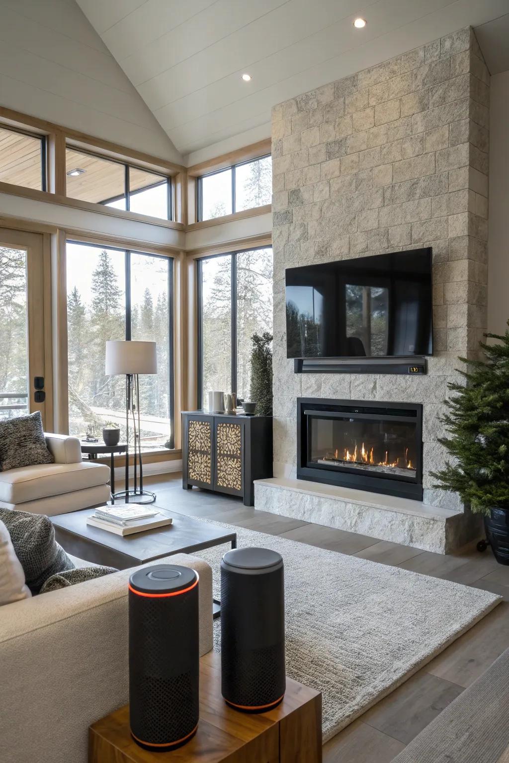 Smart technology integration brings convenience and style.