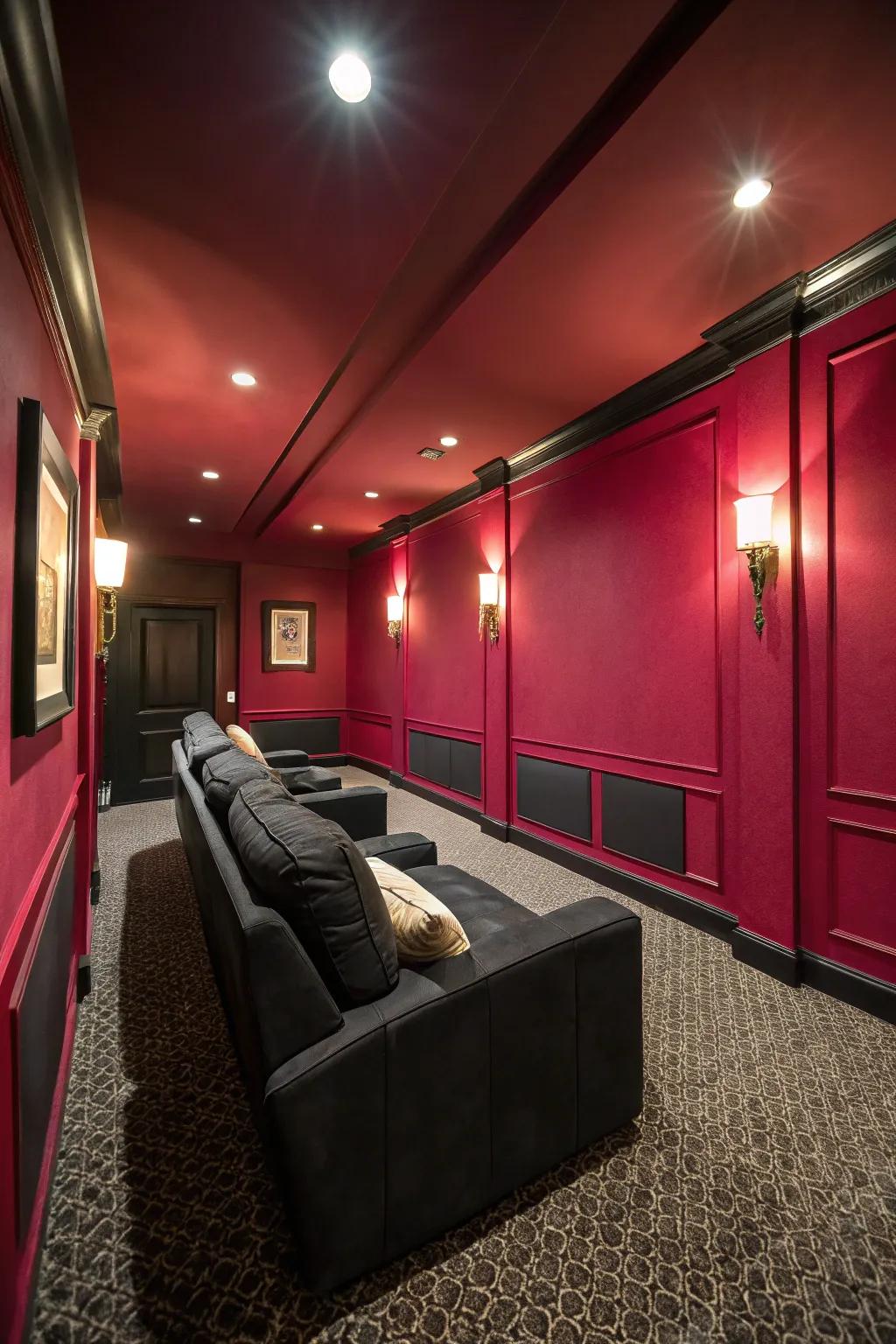 Bold colors can totally change up your theater's vibe.